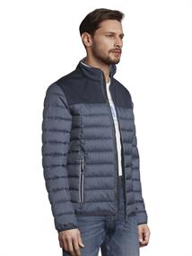 Hybrid Steppjacke blue melange structure