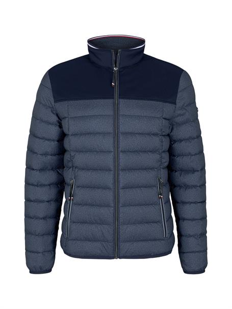 Hybrid Steppjacke blue melange structure