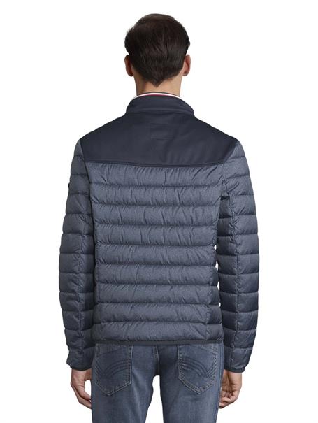 Hybrid Steppjacke blue melange structure