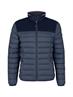 Hybrid Steppjacke blue melange structure