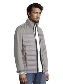 Hybrid Steppjacke mit Stehkragen frost ash