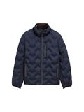 Hybrid Steppjacke mit verstaubarer Kapuze sky captain blue