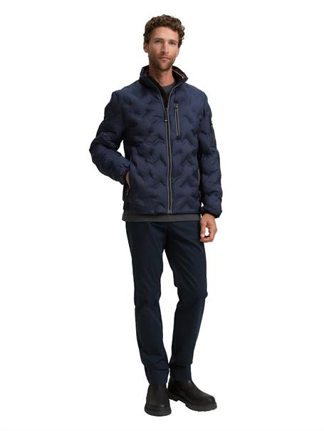 Hybrid Steppjacke mit verstaubarer Kapuze sky captain blue