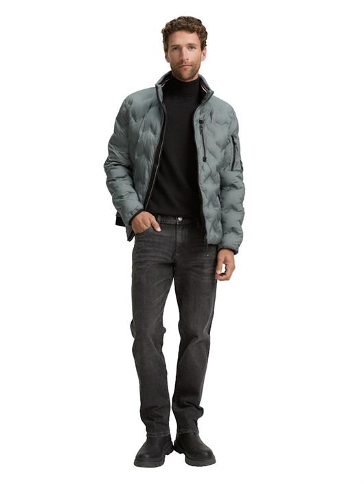 hybrid-steppjacke-mit-verstaubarer-kapuze-washed-jasper-green
