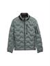 Hybrid Steppjacke mit verstaubarer Kapuze washed jasper green