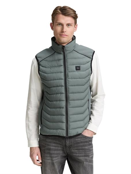 Hybrid Steppweste washed jasper green