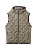 Hybrid Weste mit Kapuze smokey olive green