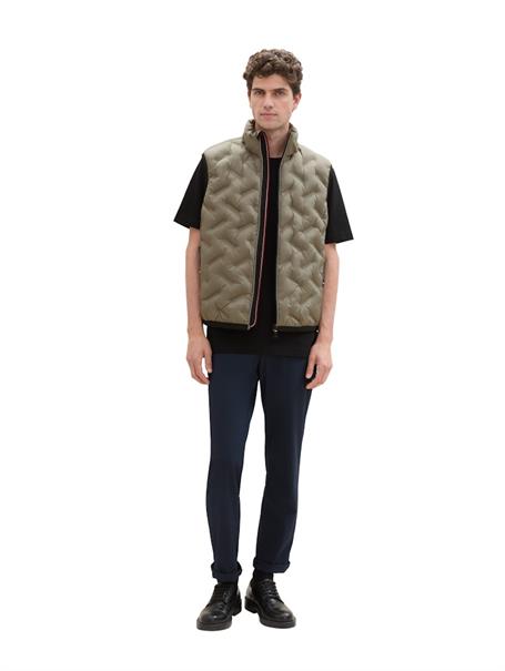 Hybrid Weste mit Kapuze smokey olive green