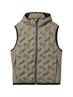 Hybrid Weste mit Kapuze smokey olive green