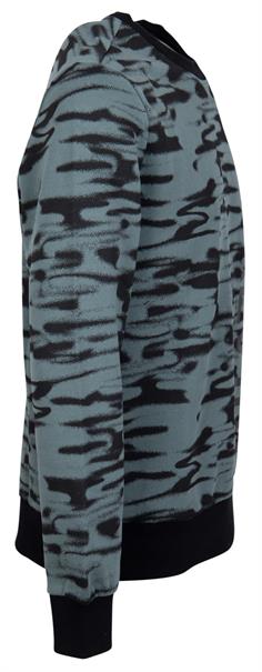 ICONIC ABSTRACT SWEATSHIRT print balsam ck black