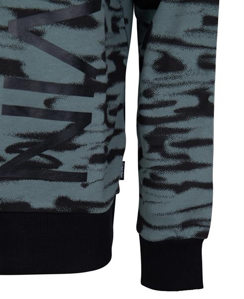 ICONIC ABSTRACT SWEATSHIRT print balsam ck black