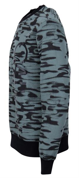 ICONIC ABSTRACT SWEATSHIRT print balsam ck black