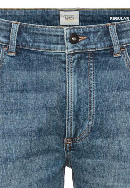 indigo bleached