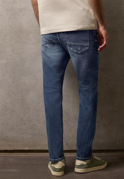 indigo blue random wash