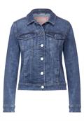 Indigo Jeansjacke indigo random wash