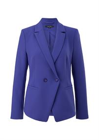 Indoor-Blazer aus Viskosestretch blau