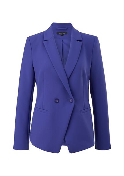 Indoor-Blazer aus Viskosestretch blau