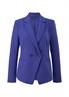 Indoor-Blazer aus Viskosestretch blau