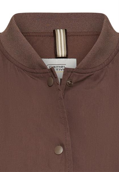 Indoor Blazer mit Bomberkragen brown