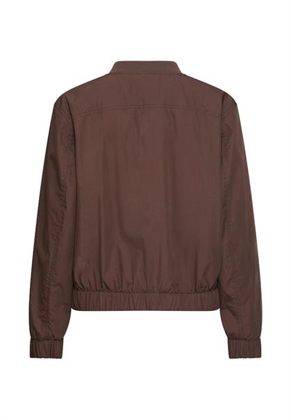 Indoor Blazer mit Bomberkragen brown