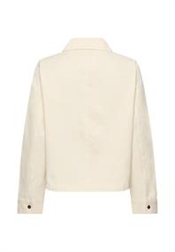 Indoor Blazer mit Brusttaschen milk white