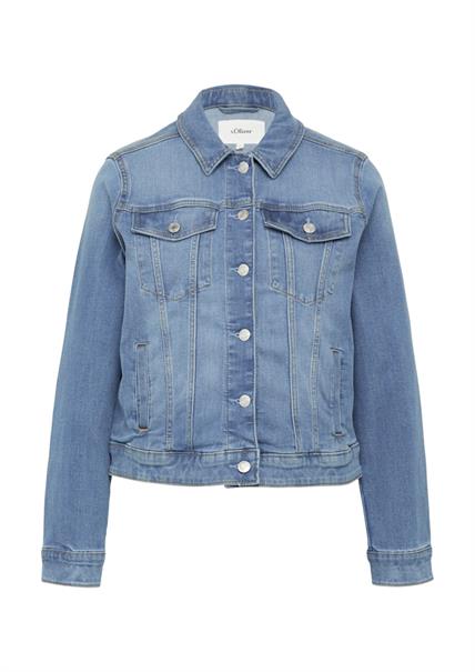 Indoor-Jacke blau