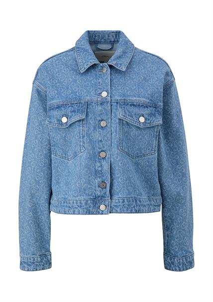 Indoor-Jacke blau