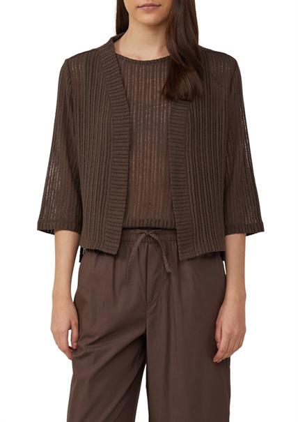Indoor-Jacke braun