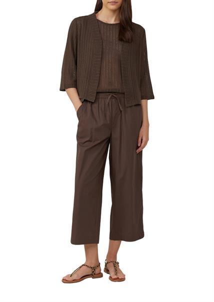 Indoor-Jacke braun
