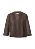 Indoor-Jacke braun