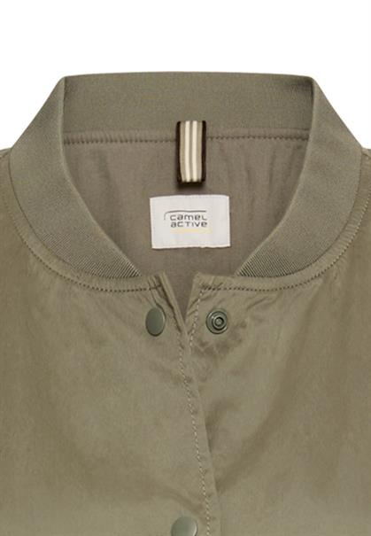 Indoor Jacke mit Bomberkragen shadow khaki