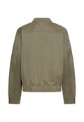 Indoor Jacke mit elastischen Bündchen und Bomberkragen shadow khaki