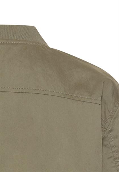 Indoor Jacke mit elastischen Bündchen und Bomberkragen shadow khaki