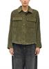 Indoor-Jacke olive