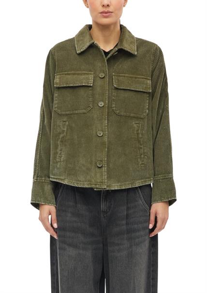 Indoor-Jacke olive