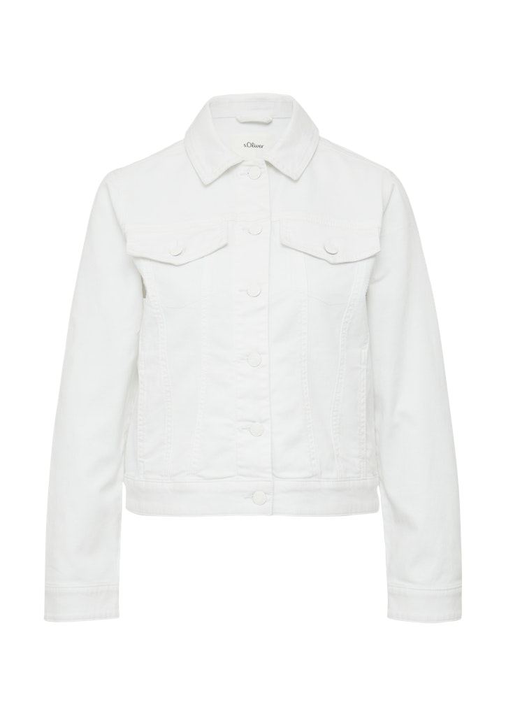s.Oliver Jeansjacke - Jeansjacke mit seitlichen günstig online kaufen