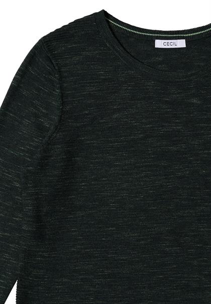 ink green heather melange