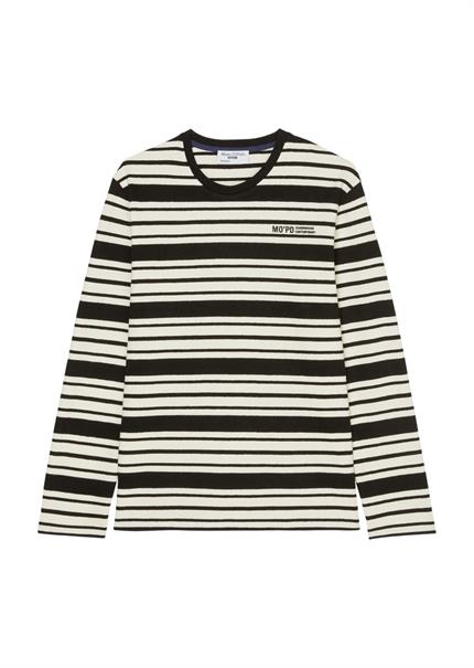 Inside-Out Longsleeve relaxed egg white-phantom fear