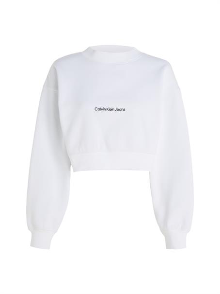 INSTITUTIONAL MOCK NECK bright white