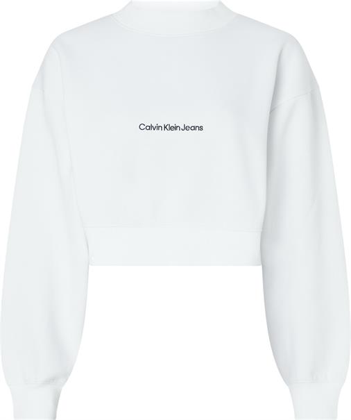 INSTITUTIONAL MOCK NECK bright white