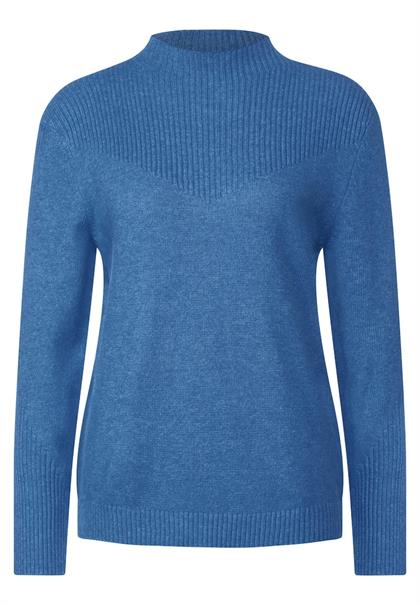 intense gentle blue melange