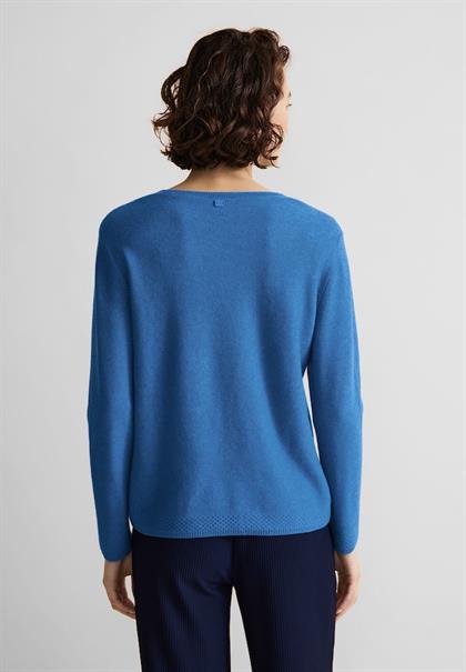 intense gentle blue melange