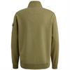 interlock jersey oil green