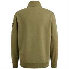 interlock jersey oil green