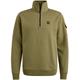 interlock jersey oil green