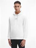 INTERLOCK MICRO LOGO HOODIE bright white