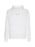 INTERLOCK MICRO LOGO HOODIE bright white