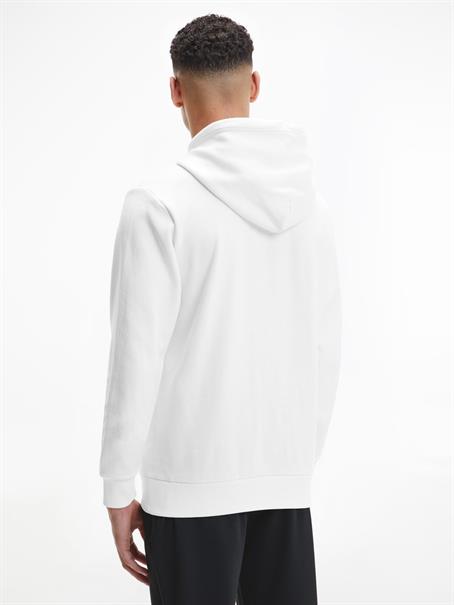 INTERLOCK MICRO LOGO HOODIE bright white