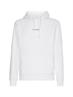 INTERLOCK MICRO LOGO HOODIE bright white