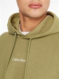 INTERLOCK MICRO LOGO HOODIE sage